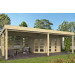  Tuindeco | Tuinhuis Oletha met Overkapping 206344-01
